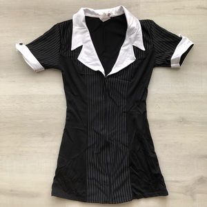 Halloween Costume - 3 piece Gangster Mole Dress